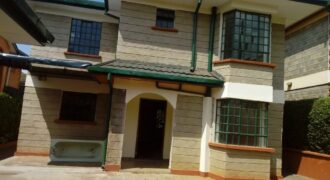 Newly Renovated 4 Bedroom all Ensuite Townhouse with Dsq for Rent in Muthaiga North